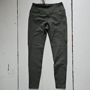 Dark Green High-Waisted Leggings